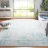 Tapete Adira Vintage Pátina en Marfil con Azul Claro