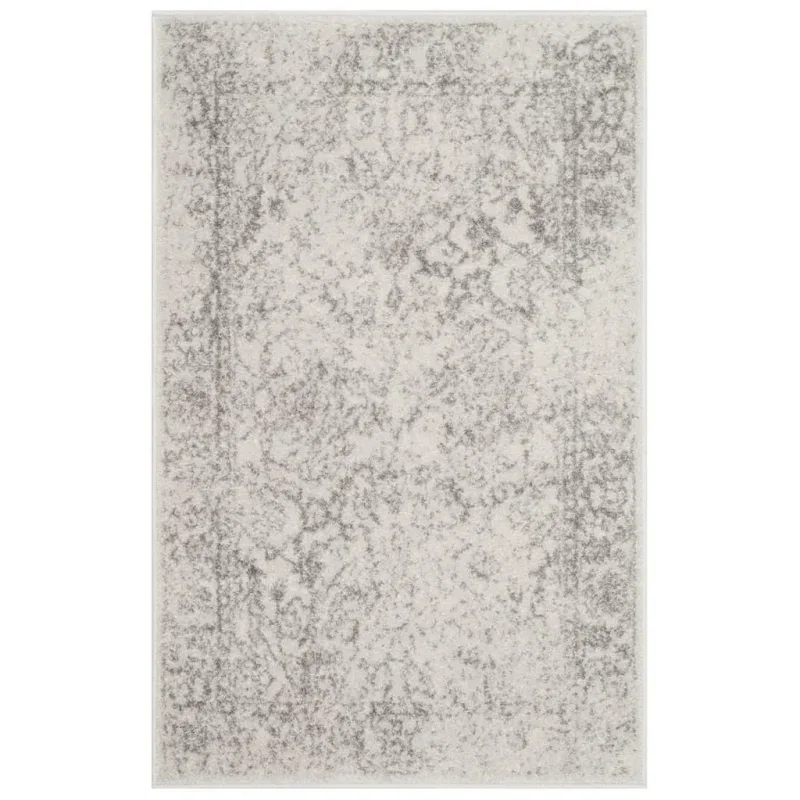 Tapete Adira Vintage Pátina en Marfil con Gris