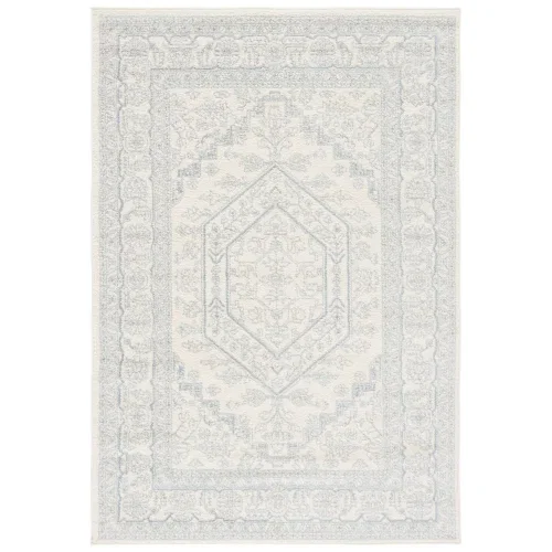 Tapete Adira Vintage Pátina en Marfil con Gris
