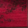Tapete Adira Vintage Pátina en Rojo con Negro