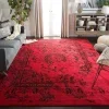 Tapete Adira Desgastado Vintage en Rojo