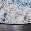 Tapete Astoria Abstracto en Azul Claro con Gris