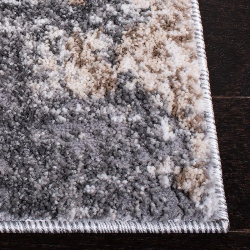 Tapete Astoria de Manchas Nebulosas en Marfil con Gris