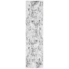 Tapete Astoria de Textura Desgastada en Marfil con Gris