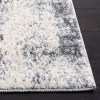 Tapete Astoria de Textura Desgastada en Marfil con Gris