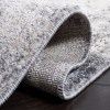 Tapete Astoria de Textura Desgastada en Marfil con Gris