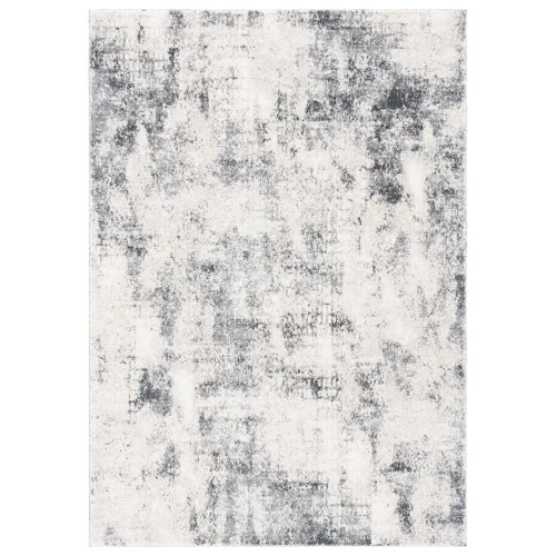 Tapete Astoria de Textura Desgastada en Marfil con Gris