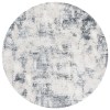 Tapete Astoria de Textura Desgastada en Marfil con Gris