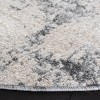 Tapete Astoria de Textura Desgastada en Marfil con Gris