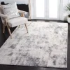 Tapete Astoria de Textura Desgastada en Marfil con Gris