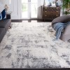 Tapete Astoria de Textura Desgastada en Marfil con Gris