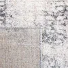Tapete Astoria de Textura Desgastada en Marfil con Gris