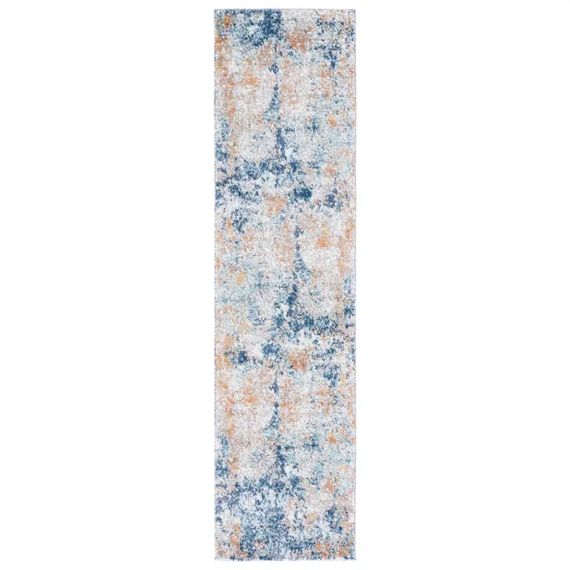 Tapete Astoria de Textura Moteada en Azul Marino con Dorado