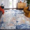 Tapete Astoria de Textura Moteada en Azul Marino con Dorado
