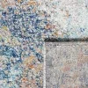Tapete Astoria de Textura Moteada en Azul Marino con Dorado