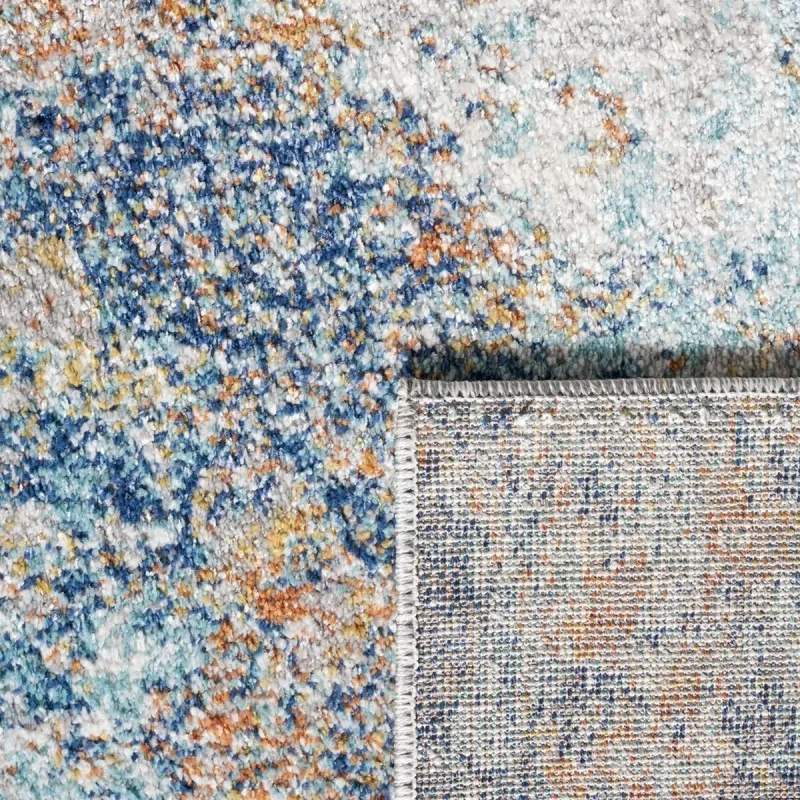Tapete Astoria de Textura Moteada en Azul Marino con Dorado