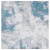 Tapete Bahia Abstracto en Azul con Gris