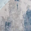Tapete Bahia Abstracto en Azul con Gris