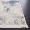 Tapete Bahia de Brochazos Difuminados en Azul con Gris, detalle