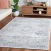 Tapete Bahia Vintage en Gris con Azul