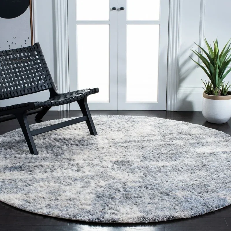 Tapete Bavaria Diseño en Marfil con Gris