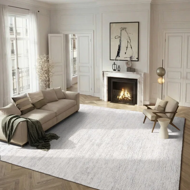 Tapete Bavaria Moderno en Marfil con Gris