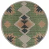 Tapete Cabos Azteca en Verde