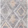 Tapete Caspi Rombos en Gris Crema