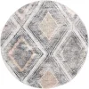 Tapete Caspi Rombos en Gris Crema