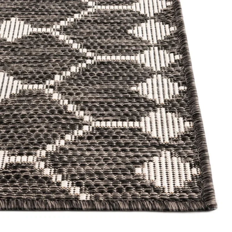 celosia exterior geometrico en gris carbon