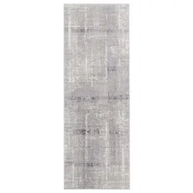 Tapete Confort Abstracto en Gris Claro y Crema - Vista 9