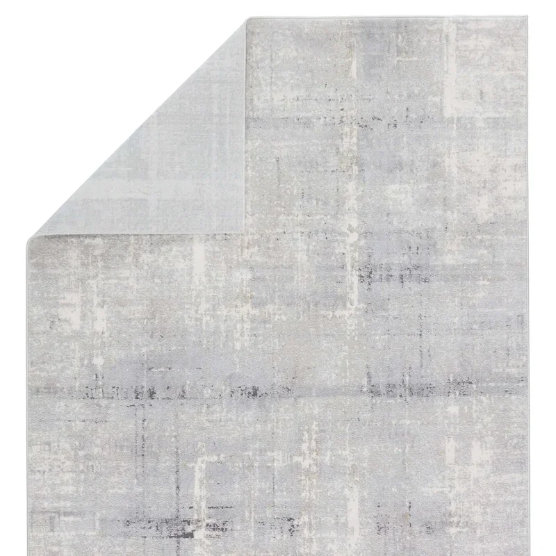 Tapete Confort Abstracto en Gris Claro y Crema - Vista 6