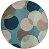 Tapete Croma Lunares en Azul