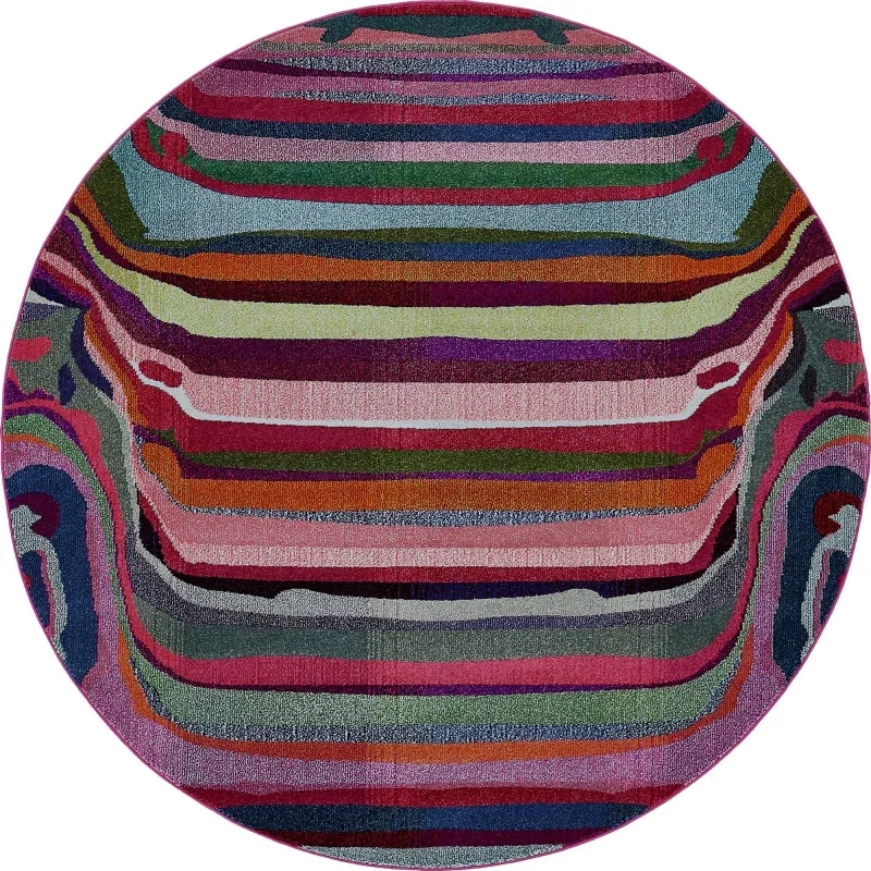Tapete Croma Ondas en Multicolor