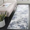Tapete Emilia Abstracto en Azul con Gris