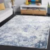 Tapete Emilia Abstracto en Azul con Gris