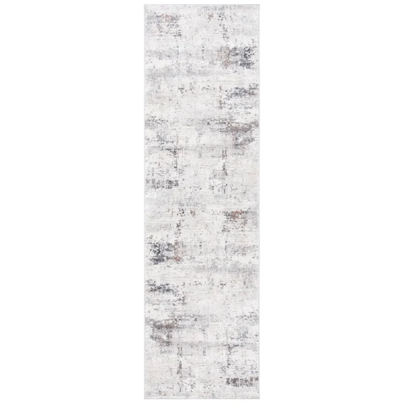 Tapete Emilia Abstracto en Marfil con Gris