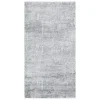 Tapete Emilia de Textura Desgastada en Marfil con Gris
