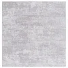 Tapete Emilia de Textura Desgastada en Marfil con Gris
