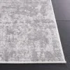 Tapete Emilia de Textura Desgastada en Marfil con Gris
