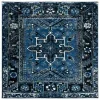 Tapete Ensamble Vintage Geométrico en Azul con Gris
