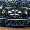 Tapete Ensamble Vintage Geométrico en Azul con Gris