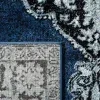 Tapete Ensamble Vintage Medallón en Azul con Gris