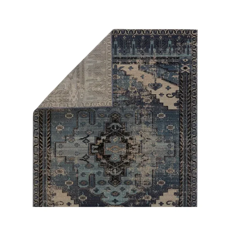 Tapete Estrella Polar Diamante Turco en Azul