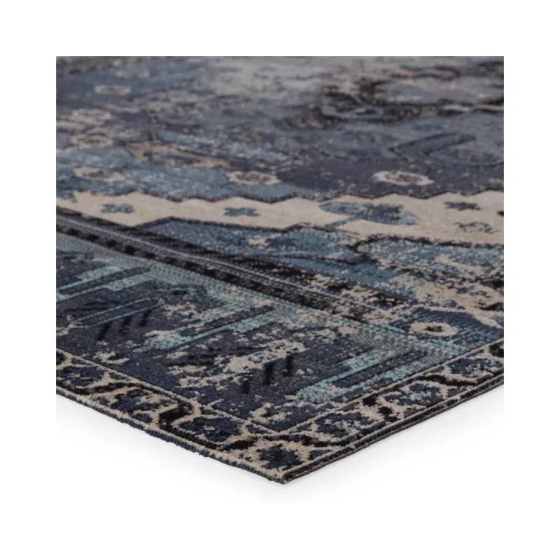 Tapete Estrella Polar Diamante Turco en Azul