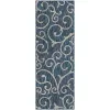 exterior botanico enredadera en azul