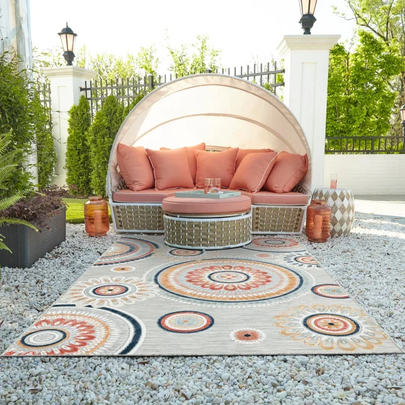 exterior botanico mandalas en gris