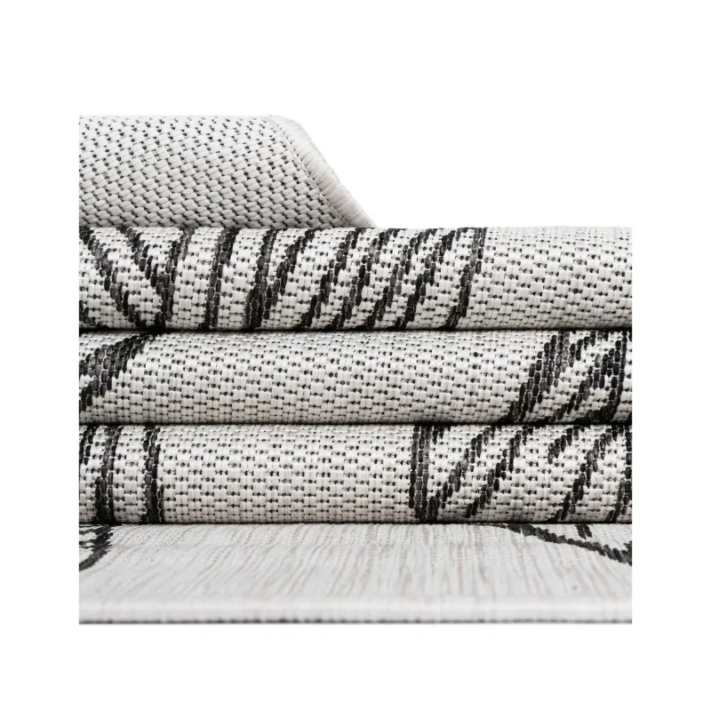 exterior botanico tallos en gris y marfil