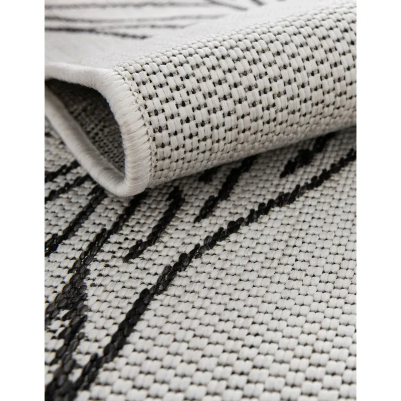 exterior botanico tallos en gris y marfil