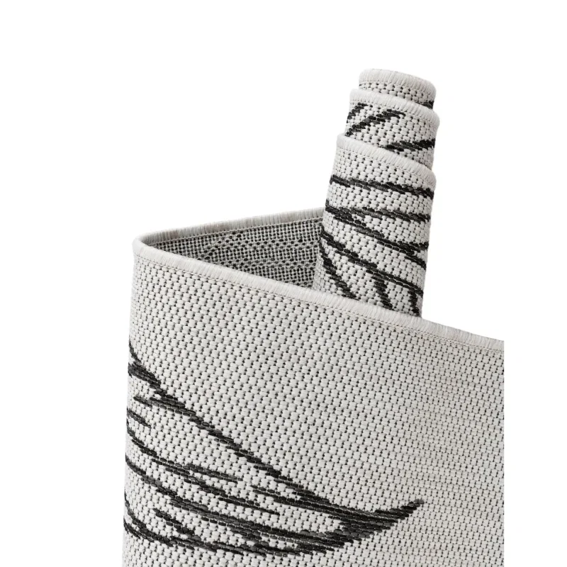 exterior botanico tallos en gris y marfil